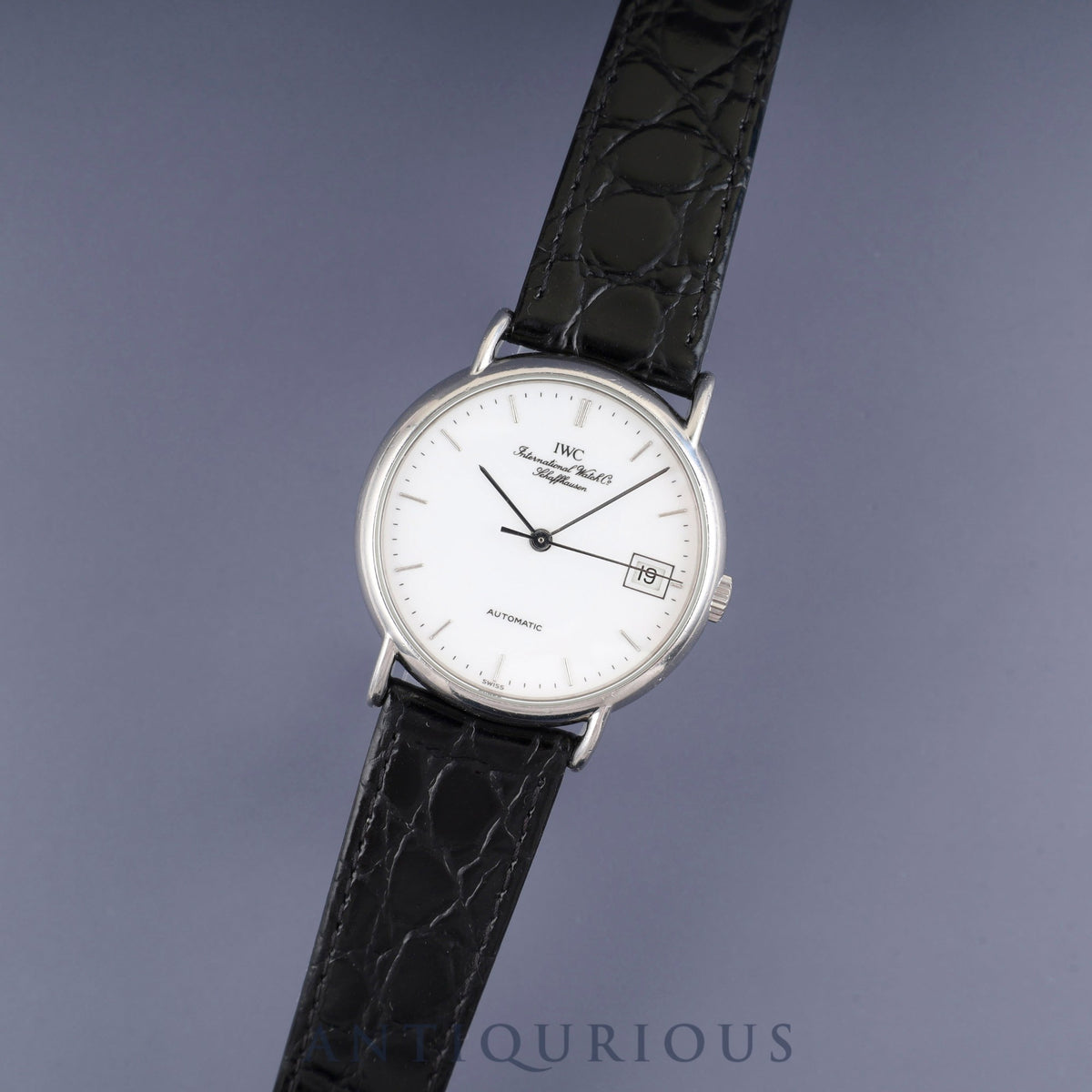IWC アイダブリュシー ポートフィノ IW351320 自動巻き Cal.37521 SS 革 純正尾錠（SS） ホワイト文字盤 34mm オーバーホール済み