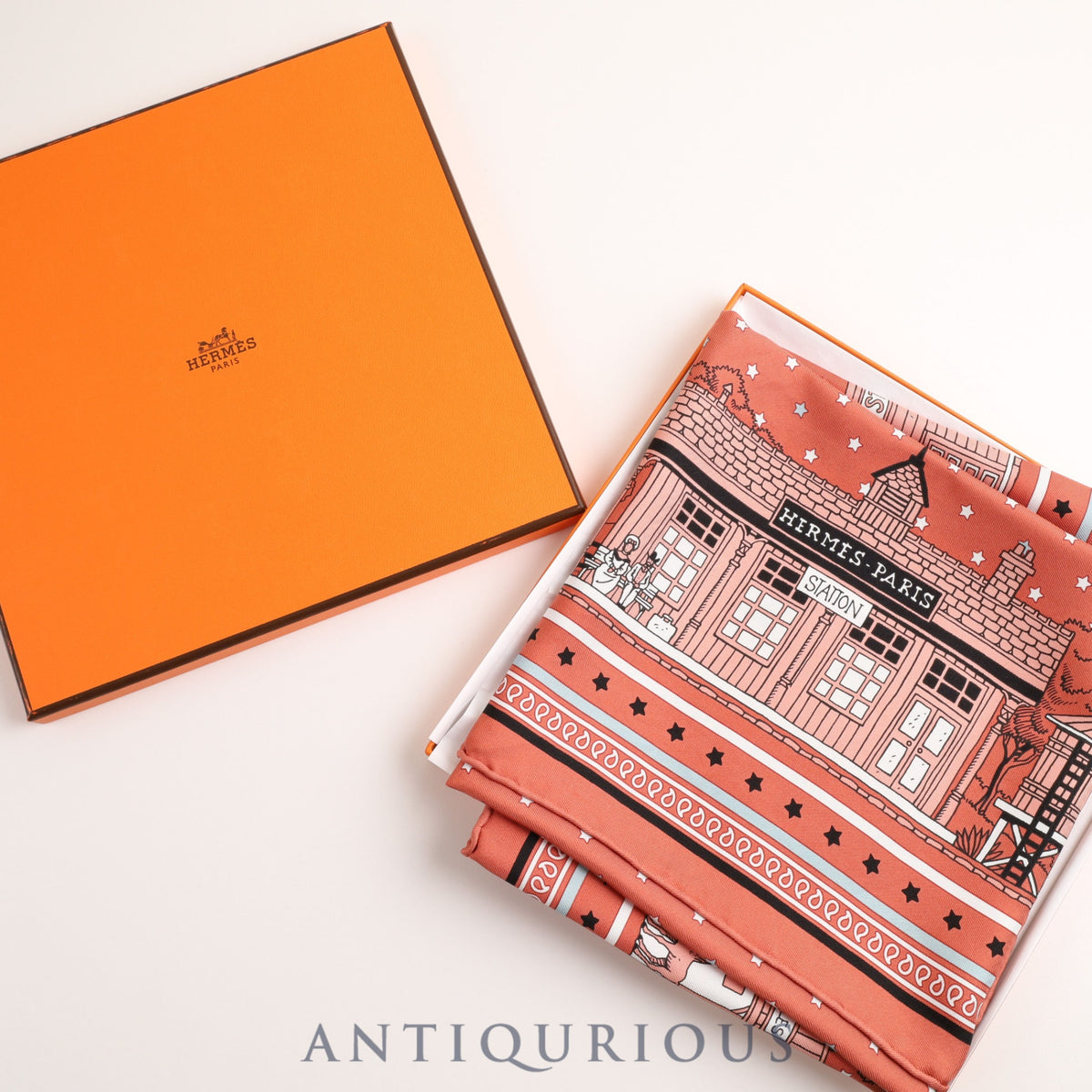 エルメス LESBANDANASDESOIE 切りかけ SILK BANDANAS