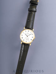 IWC ポートフィノ 2533-001 手巻き Cal.C.4231 750YG 革 純正ピンバックル（GP）ホワイトローマン文字盤 オーバーホール済み アイダブリュシー