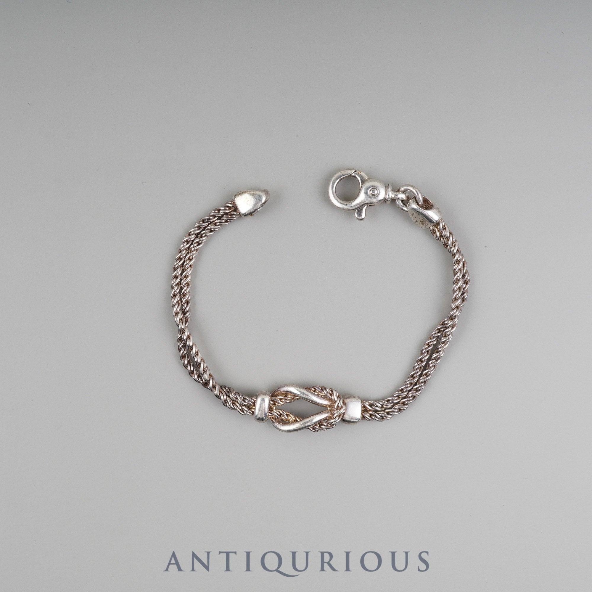 ティファニー ブレスレット センターノットダブルロープ SV925 | 東京