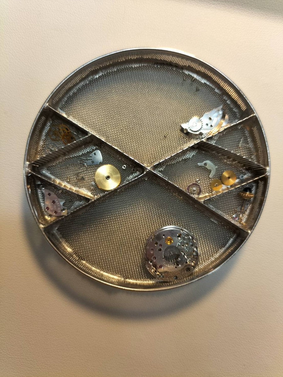 カルティエ マストタンク LM 手巻き Cal.78-1 SV925 革 純正尾錠（GP） ラピスラズリ文字盤（SWISS表記） オーバーホール済み 新品仕上げ済み