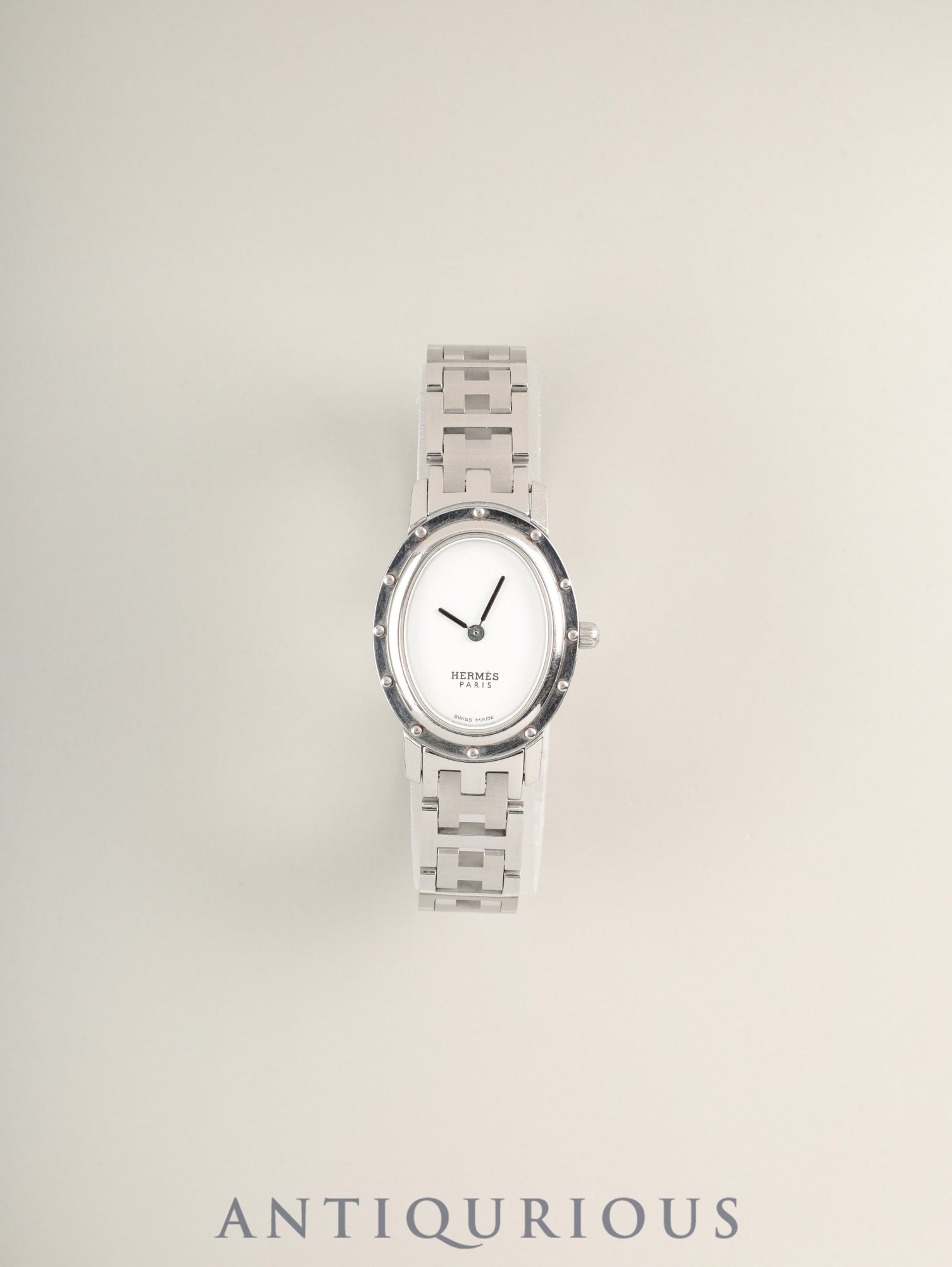 HERMES 腕時計 クリッパー アイボリー 828043 NL エルメス クリッパーの腕時計（HERMES）| 東京銀座のヴィンテージ