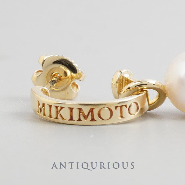 MIKIMOTO earrings pearl 2WAY