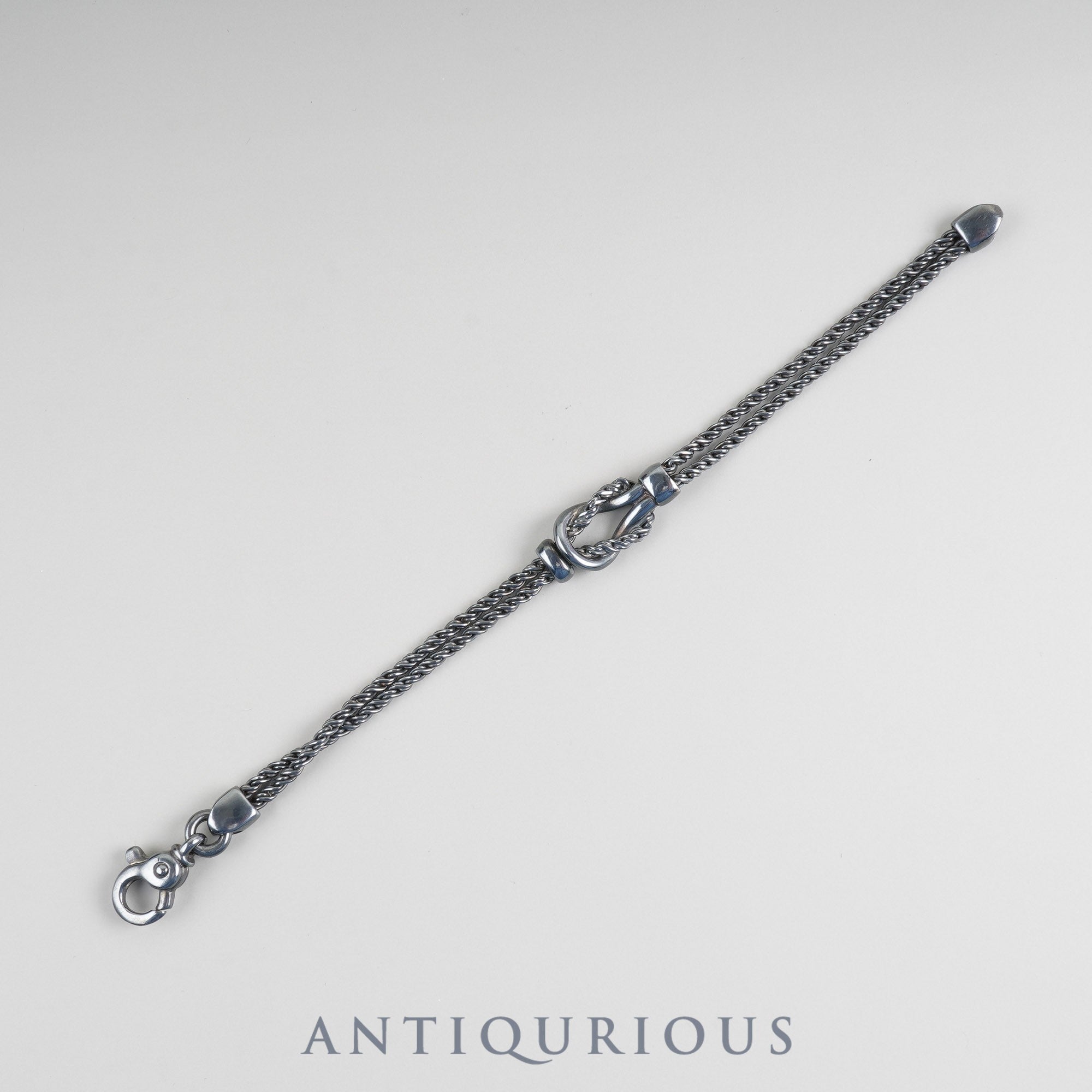 ティファニー ブレスレット センターノットダブルロープ スターリング