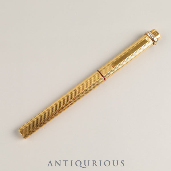 Cartier Trinity Ballpoint Pen GP Cap Type *Refill replaced with new one by Cartier
