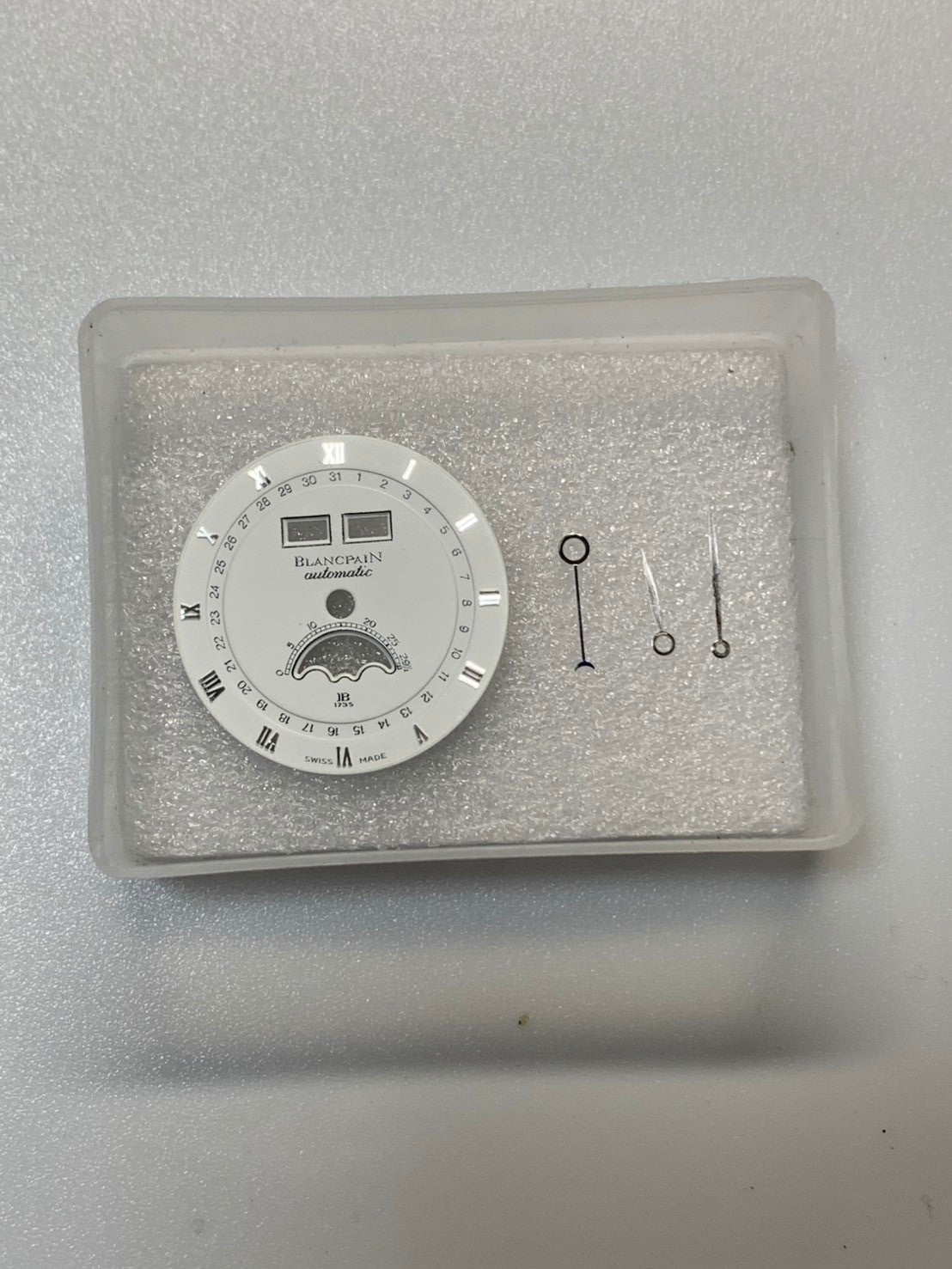 ブランパン ヴィルレ トリプルカレンダー ムーンフェイズ 6595-1127-58 自動巻き Cal.953 SS 革 純正ピンバックル（SS）ホワイトローマン文字盤 純正レザーベルト オーバーホール済み