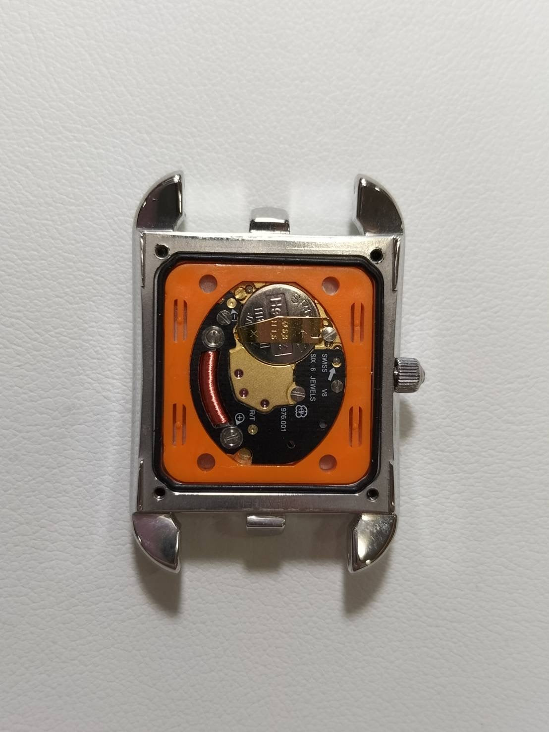 エルメス ケープコッド PM CC1.310 クォーツ Cal.976.001 SS 純正革ベルト 純正ピンバックル（SS）ホワイト文字盤（SWISS MADE表記）箱 冊子 保証書（2022年）オーバーホール済み