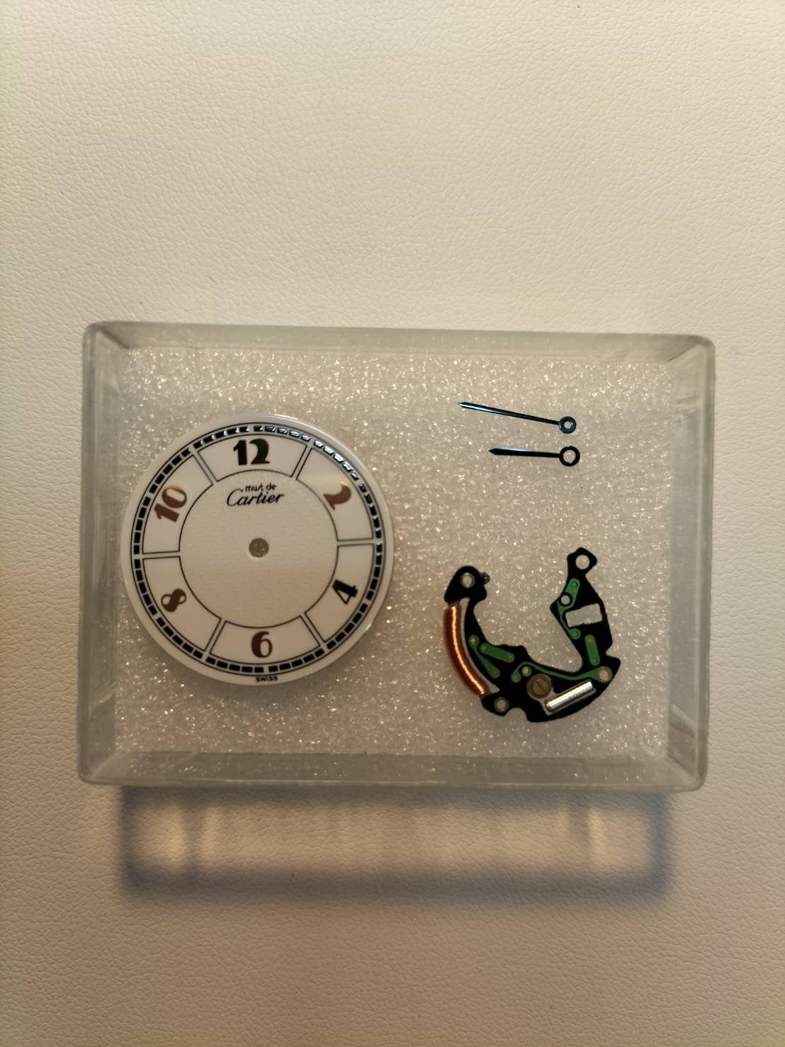 カルティエ マスト ヴァンドーム VLC LM W1009754 / 1861 クォーツ Cal.90 SV925 革 純正Dバックル（GP）飛びアラビア文字盤 箱 オーバーホール済み