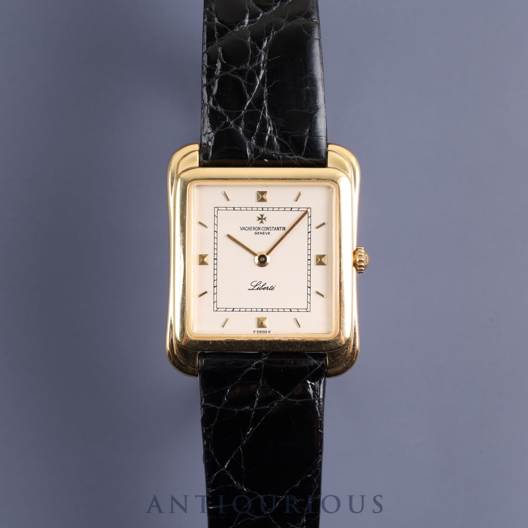 Vacheron Constantin Liberté 39044/000J Liberté 700th Anniversary of Swiss Founding Hand-wound Cal.1015 750YG Leather Buckle Genuine (750) Champagne Dial Overhauled