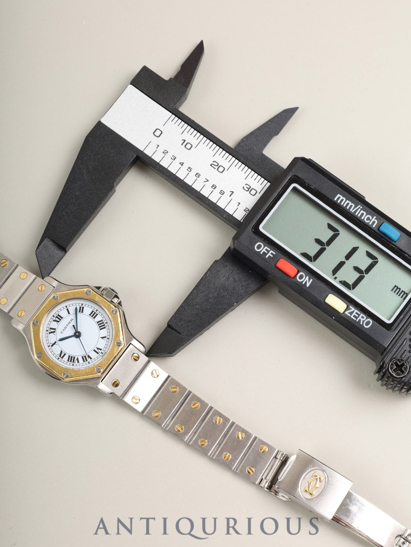 カルティエ サントス オクタゴン SM 0907 自動巻き Cal.2671 SS/YG SS/YG ホワイトローマン文字盤（SWISS表記）オーバーホール済み