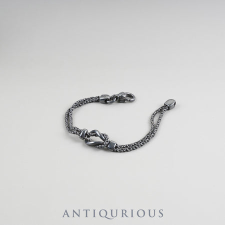 ティファニー ブレスレット センターノットダブルロープ スターリングシルバー