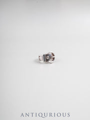 Hermes Boucle Cellier Ring, Sterling Silver, Approx. Size 11