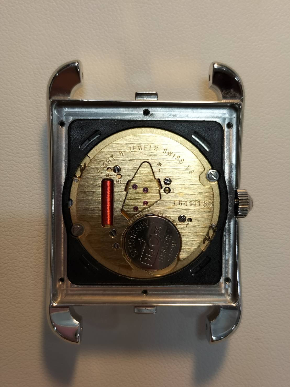 Hermes Cape Cod CC1.810 Quartz Cal.164111 Stainless Steel Leather Strap Original Buckle (Stainless Steel) Silver Arabic Dial Overhauled