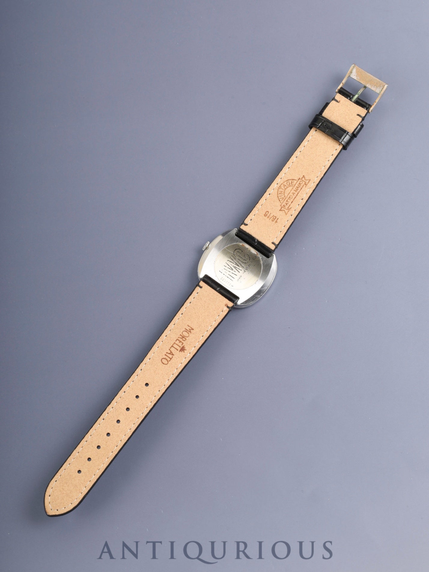 IWCオールドインター 2584 手巻き SS 革 純正ピンバックル（SS