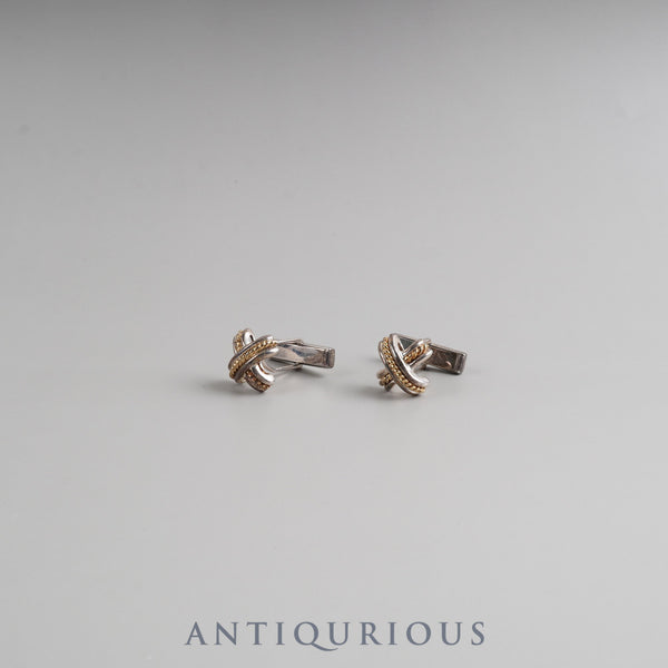 Tiffany Cufflinks Signature Cross 1992 SV925/750