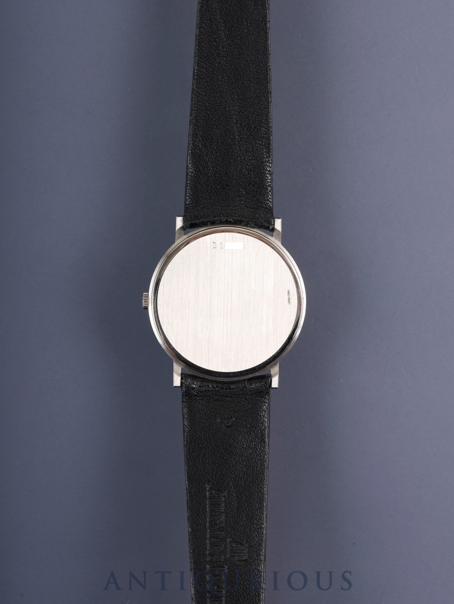 オーデマ・ピゲ エクストラフラット 4791BC.0.0002 手巻き Cal.2080 750WG 純正革ベルト 純正尾錠（750WG） シルバー文字盤 タグ オーバーホール済み