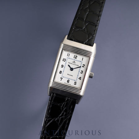 Jaeger-LeCoultre Reverso Lady 260.8.86 Cal.846/1 Manual winding SS Leather Genuine buckle (SS) Silver dial Genuine leather replacement strap Overhauled *Case back engraved