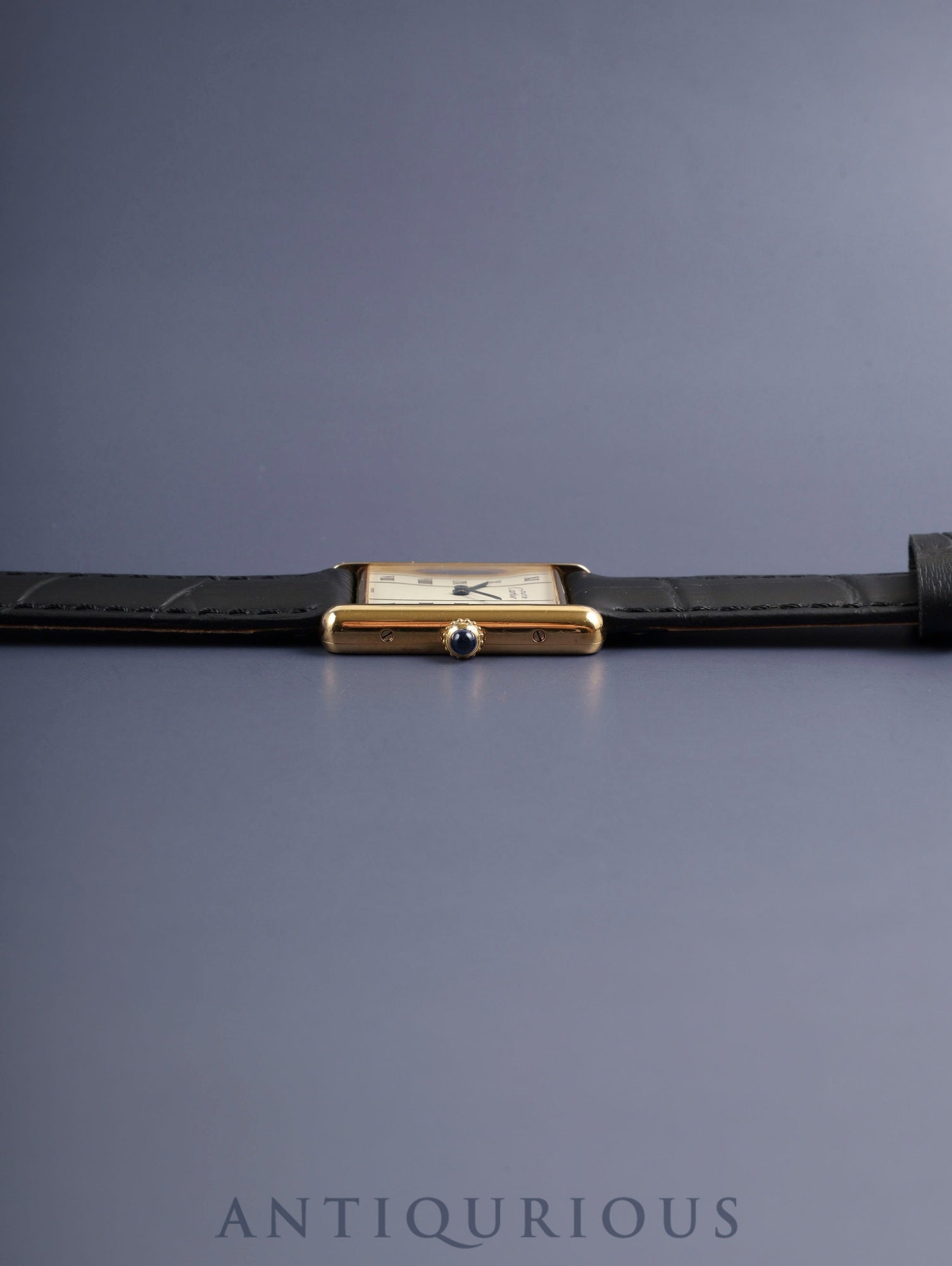 カルティエ マストタンク LM W1002653 / 590005 クォーツ Cal.90 SV925 革 純正尾錠（GP）ストレートローマン文字盤（SWISS表記）オーバーホール済み