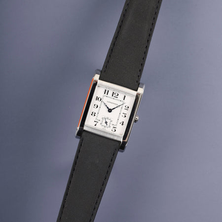 ロンジン ドルチェヴィータ L5.673.4 クォーツ Cal.980.163 SS 革 純正尾錠（SS）ホワイトアラビア文字盤 オーバーホール済み