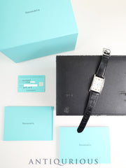 Tiffany East West 34677336 Quartz Cal.- SS Original Leather Strap Original Buckle (SS) Silver Arabic Dial (SWISS MADE) Box Warranty (2015) Overhauled