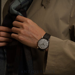 パテック・フィリップ カラトラバ 5196Gー001 手巻き Cal.215PS 750 純正革ベルト 純正尾錠（750）シルバー文字盤 ケース 冊子 保証書（2015年）オーバーホール済み