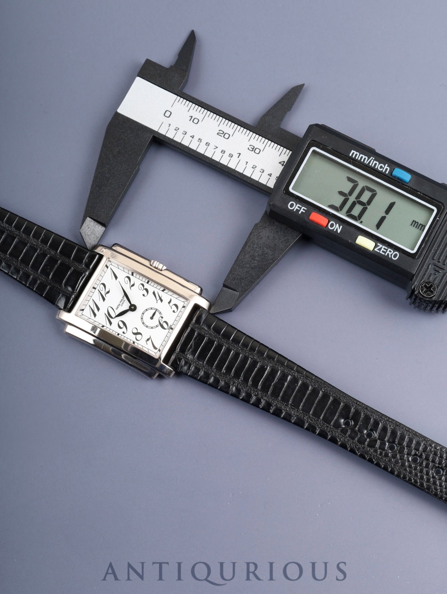 Patek Philippe Gondolo 5024G-010 Manual Winding Cal.215 750WG Leather Original Pin Buckle (750WG) White Dial Overhauled