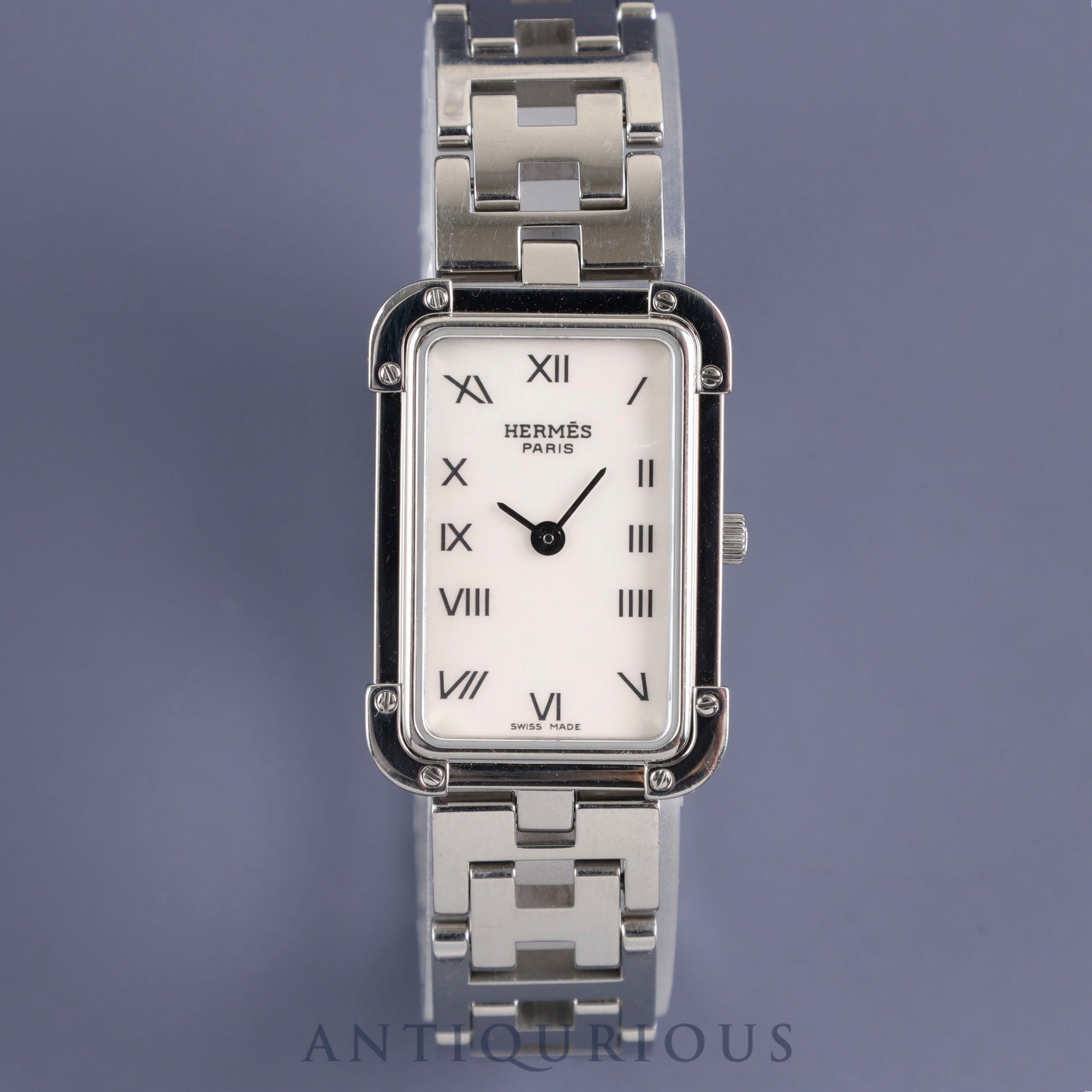 Hermes Cloajour CR2.210 Quartz Cal.976.001 SS SS Shell Dial Overhauled