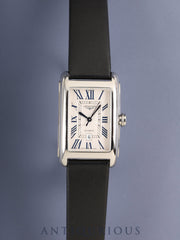 Longines DolceVita L5.757.4 Automatic Caliber 592.2 Stainless Steel Leather Watch with Genuine Pin Buckle (SS) Silver Dial Overhauled