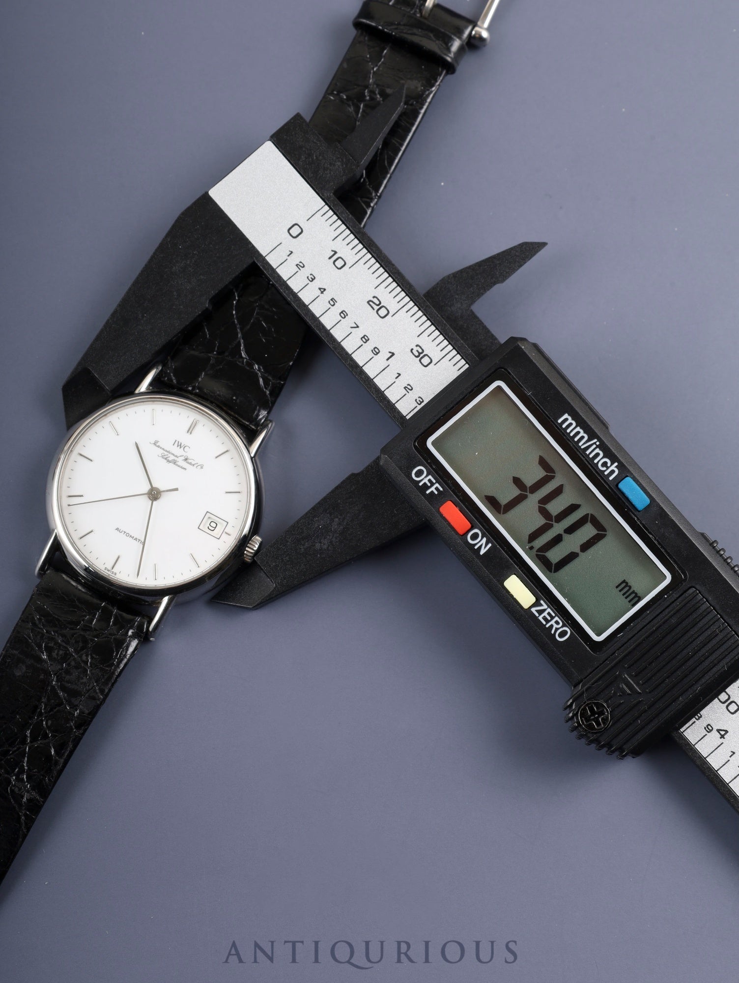 IWC ポートフィノ 3513 自動巻き Cal.37521 SS 純正革ベルト 純正尾錠（SS）ホワイト文字盤 冊子 保証書（1990年） オーバーホール済み アイダブリュシー