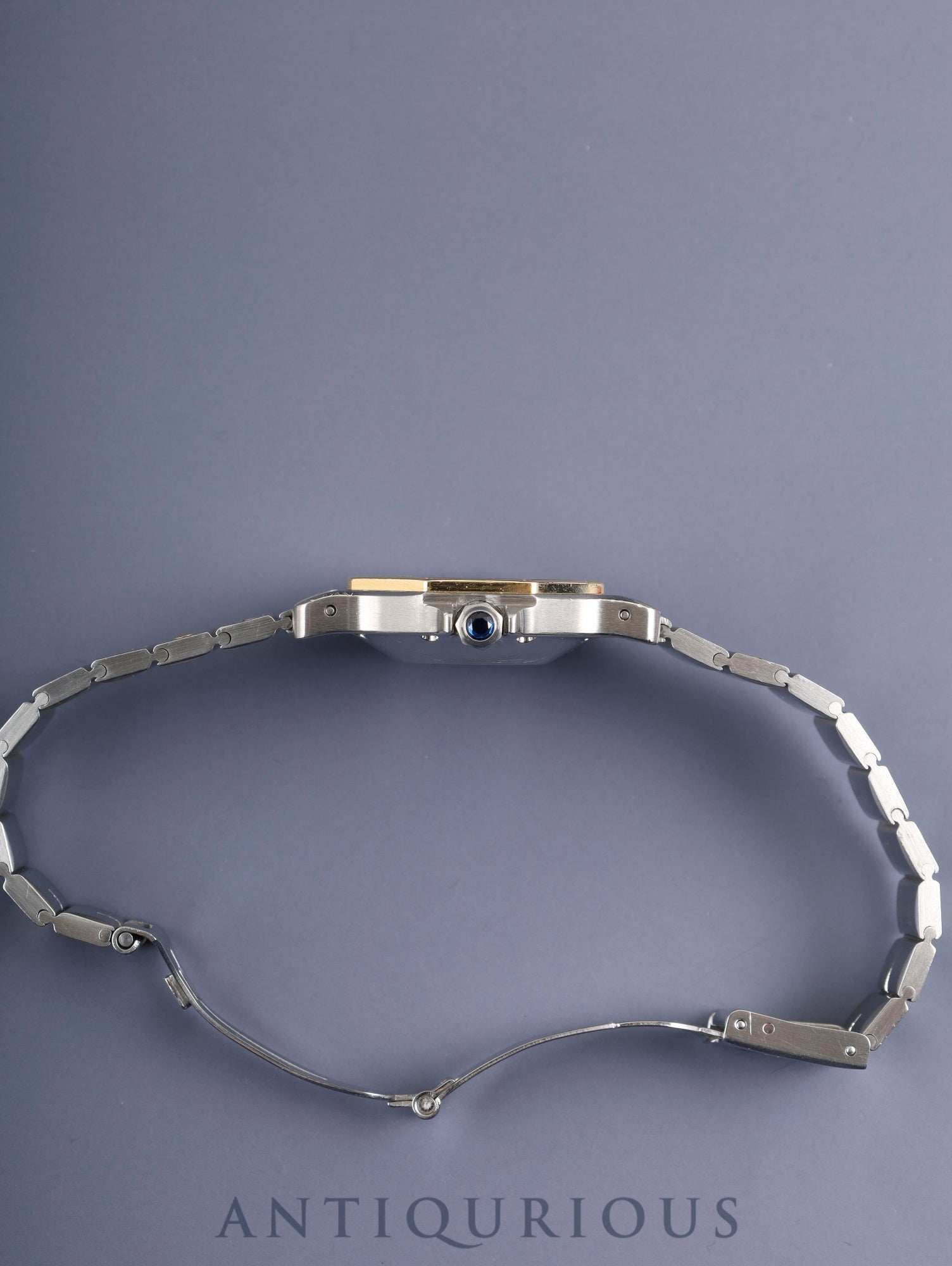 カルティエ サントス オクタゴン LM 2966 AC17.99gr 自動巻き SS×YG SS×YG ホワイトローマン文字盤 箱 保証書（1982年）修理明細書（印刷）タグ カルティエブティックにてコンプリートサービス（フルメンテナンス）済み