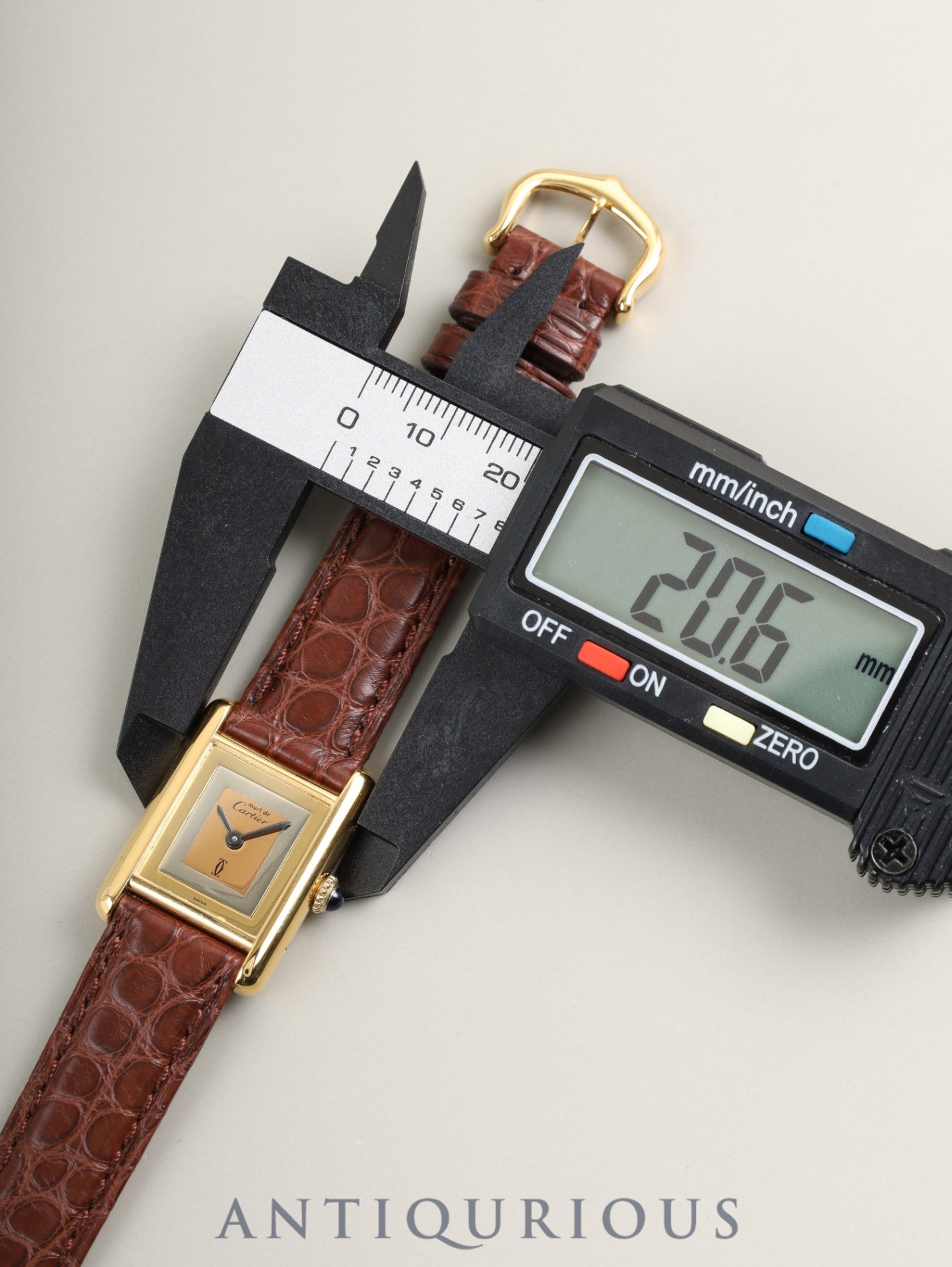 カルティエ マストタンク SM 手巻き Cal.78-1 革 純正尾錠（GP