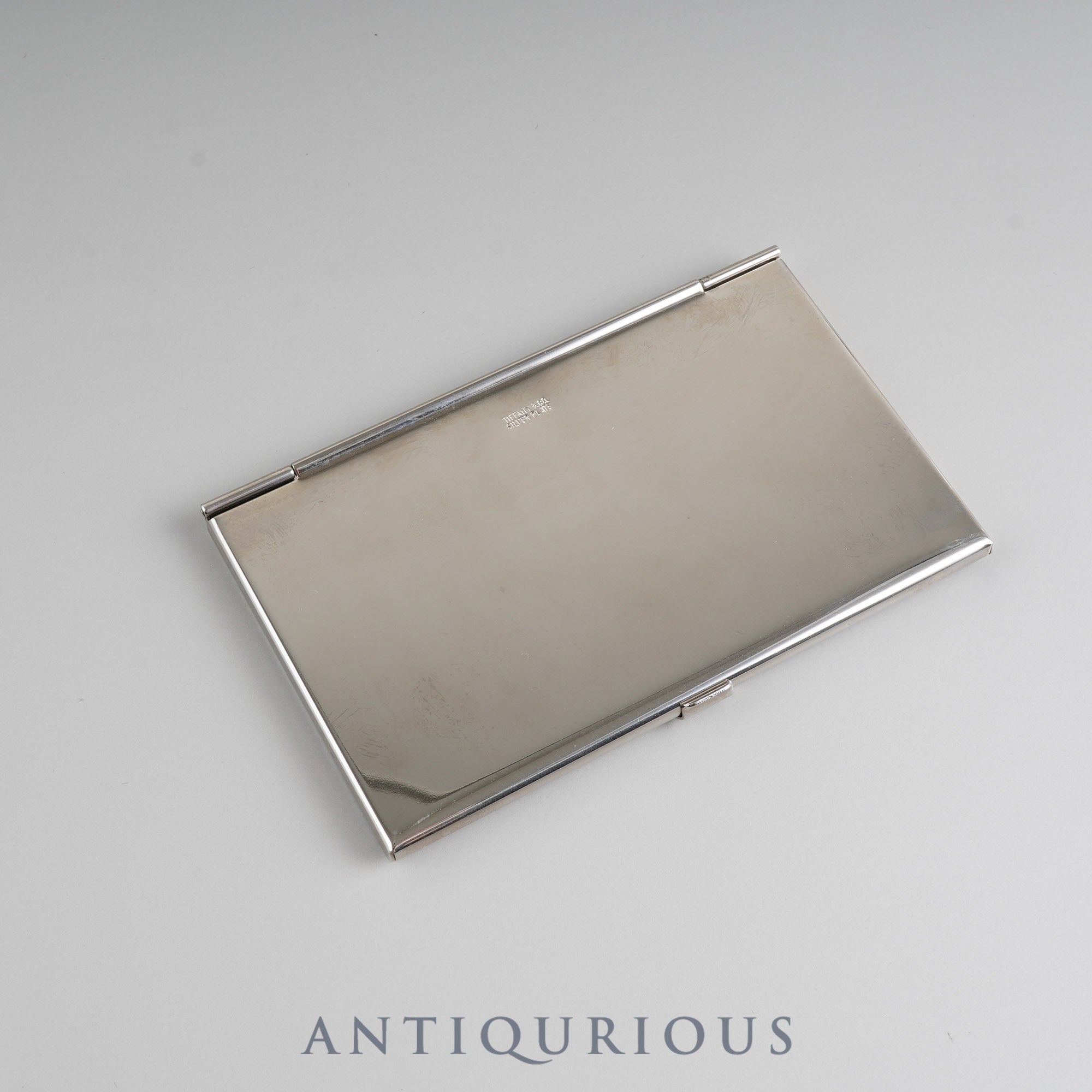 Tiffany card case, business card case, silver plate