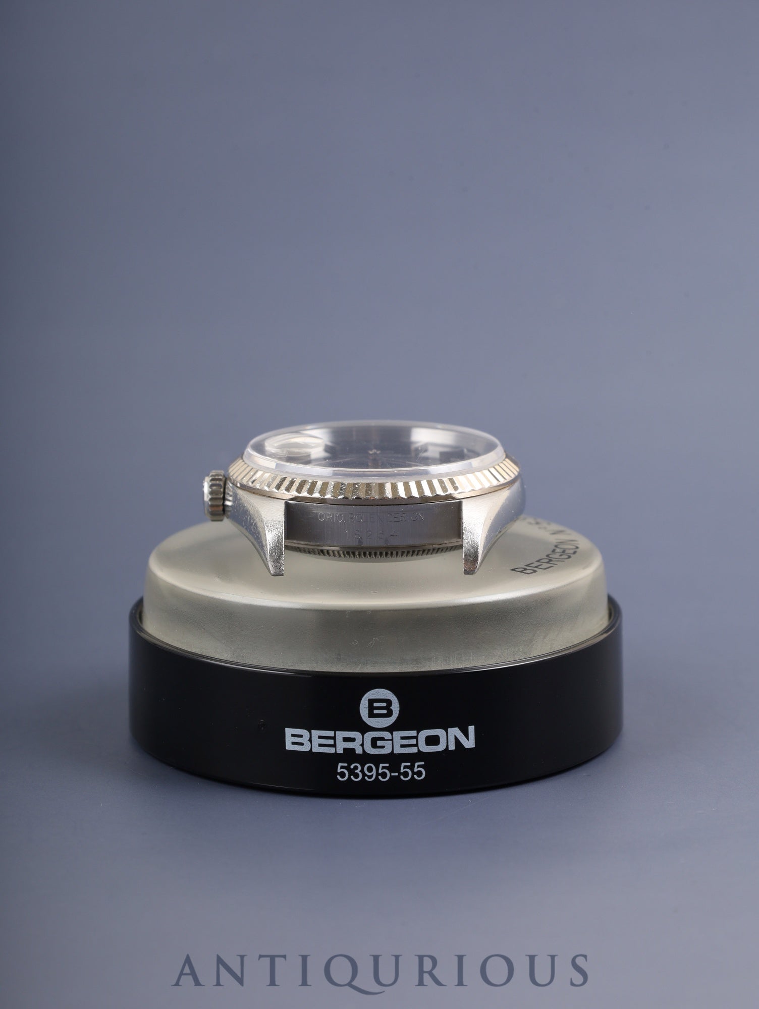 ロレックス デイトジャスト 16234 自動巻き Cal.3135 SS/WG SS ブラック文字盤 U番（1997） 保証書（1999年） 国際サービス保証書（2018年）オーバーホール済み