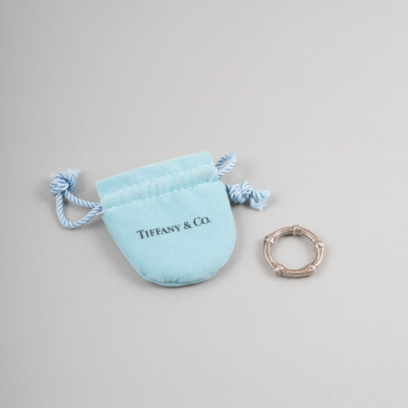 ティファニー リング バンブー スターリングシルバー 約15.5号 1996年刻印 保存袋