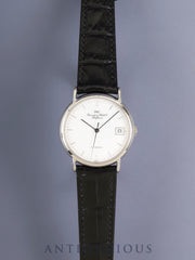 IWC Portofino Automatic, Cal. C.37521, SS, leather strap with original pin buckle (SS), white dial (