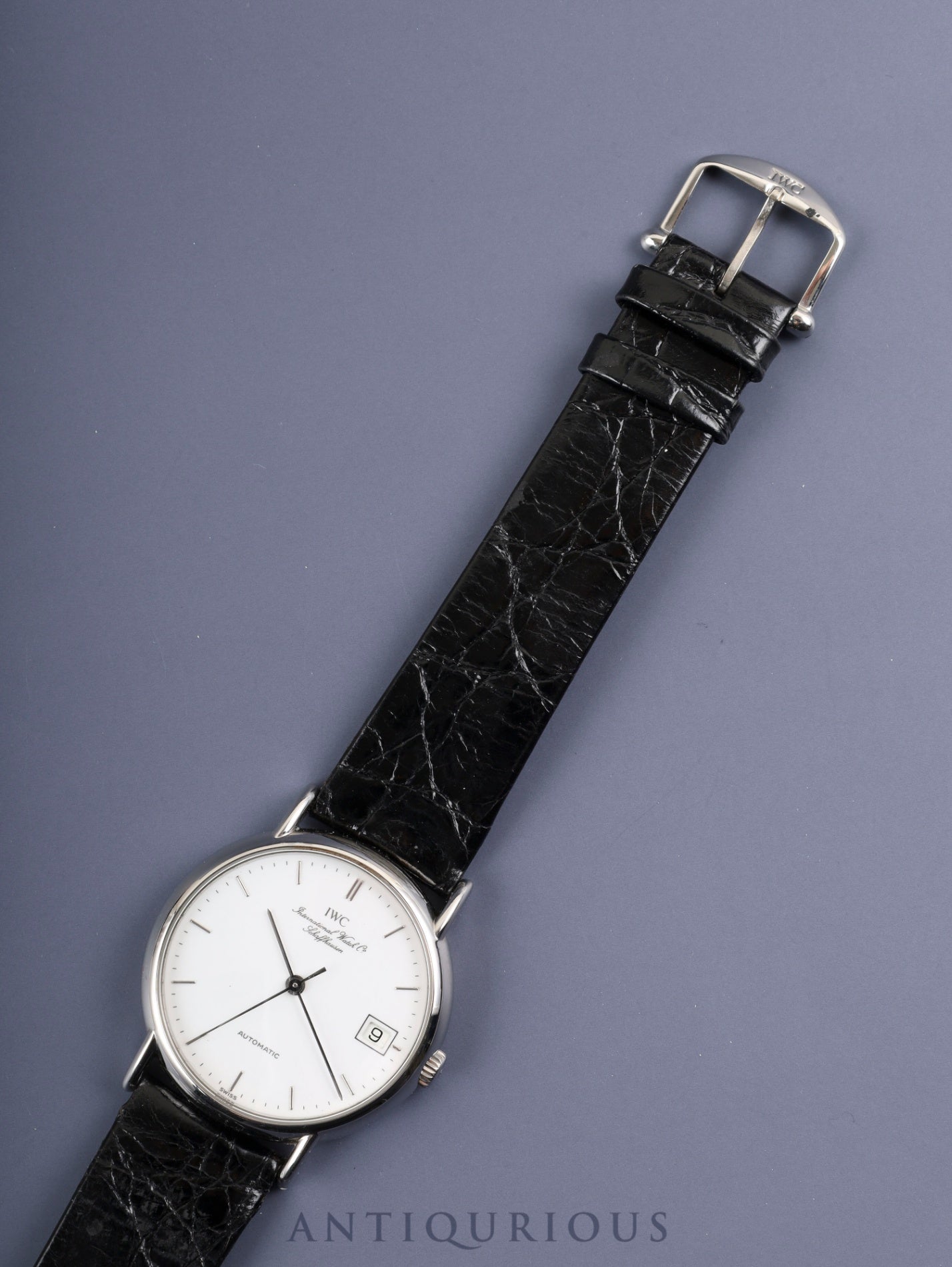 IWC ポートフィノ 3513 自動巻き Cal.37521 SS 純正革ベルト 純正尾錠（SS）ホワイト文字盤 冊子 保証書（1990年） オーバーホール済み アイダブリュシー