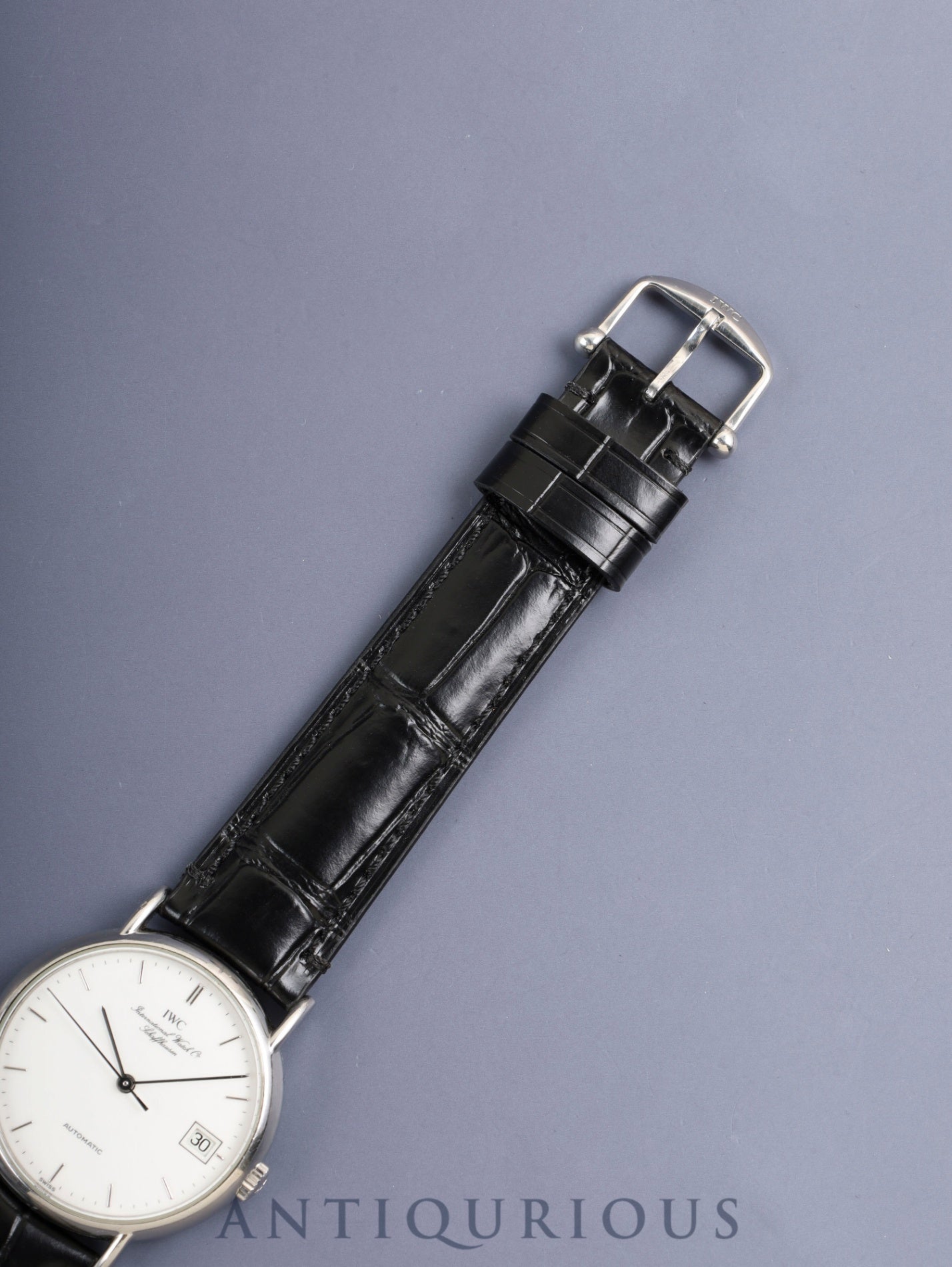 IWC ポートフィノ 3513-1 自動巻き Cal.C.37521 SS 革 純正ピンバックル（SS）ホワイト文字盤（SWISS表記）オーバーホール済み アイダブリュシー