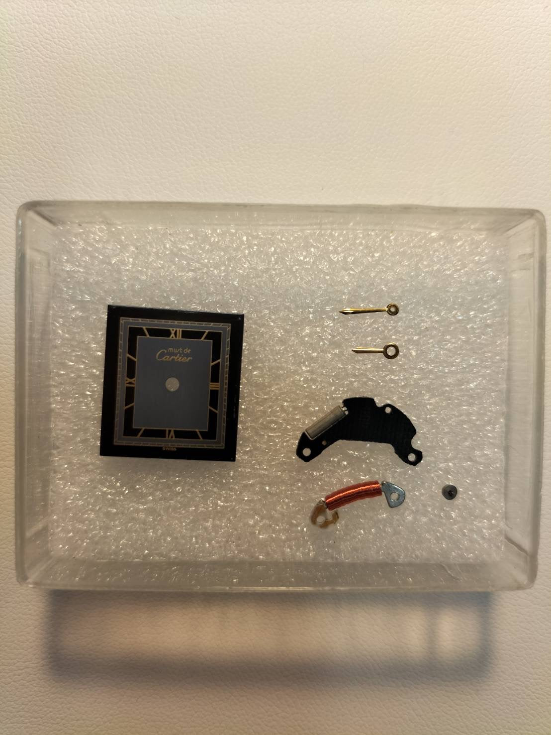 カルティエ マストタンク SM 3 66001 クォーツ SV925 革 純正ピンバックル（GP）グレー飛びローマン文字盤（SWISS表記）オーバーホール済み