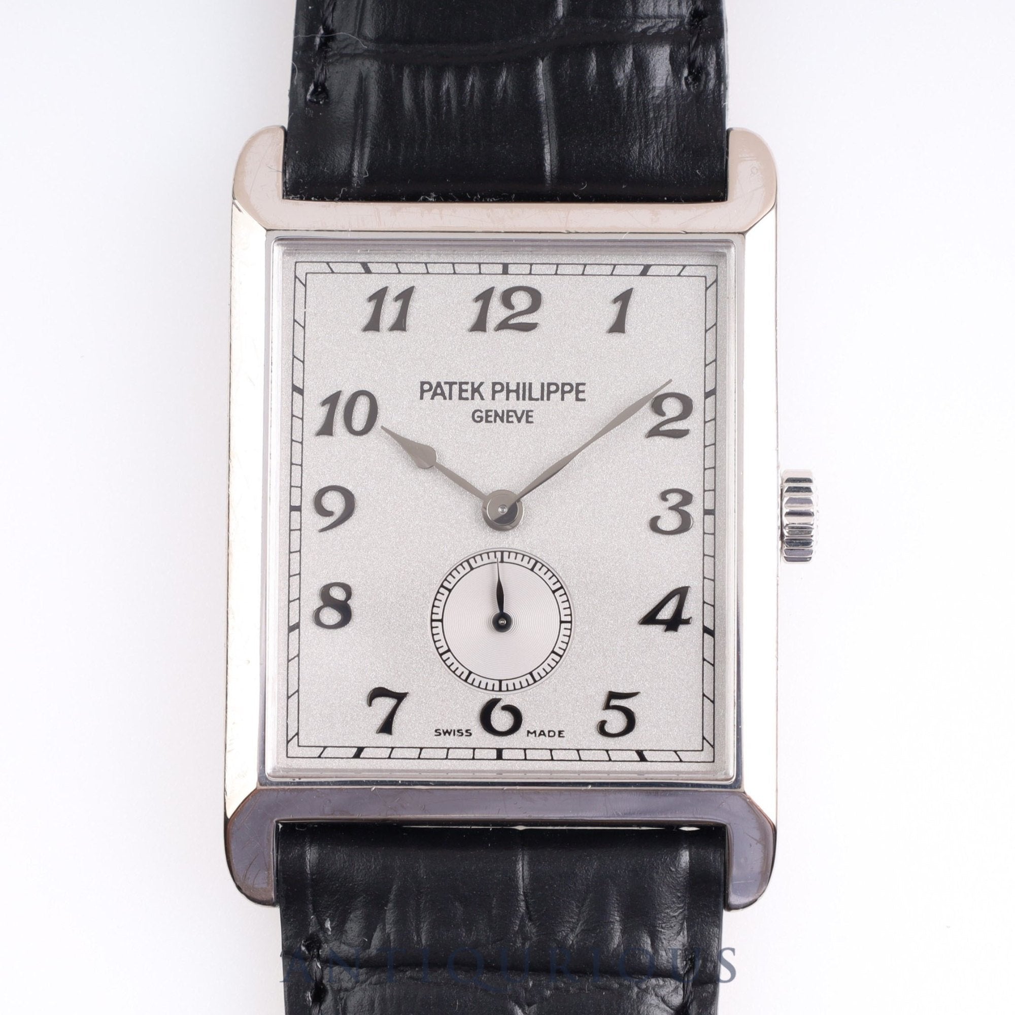 Patek Philippe Gondolo 5109G Manual winding Cal.215 WG Leather Genuine buckle (750) Silver dial