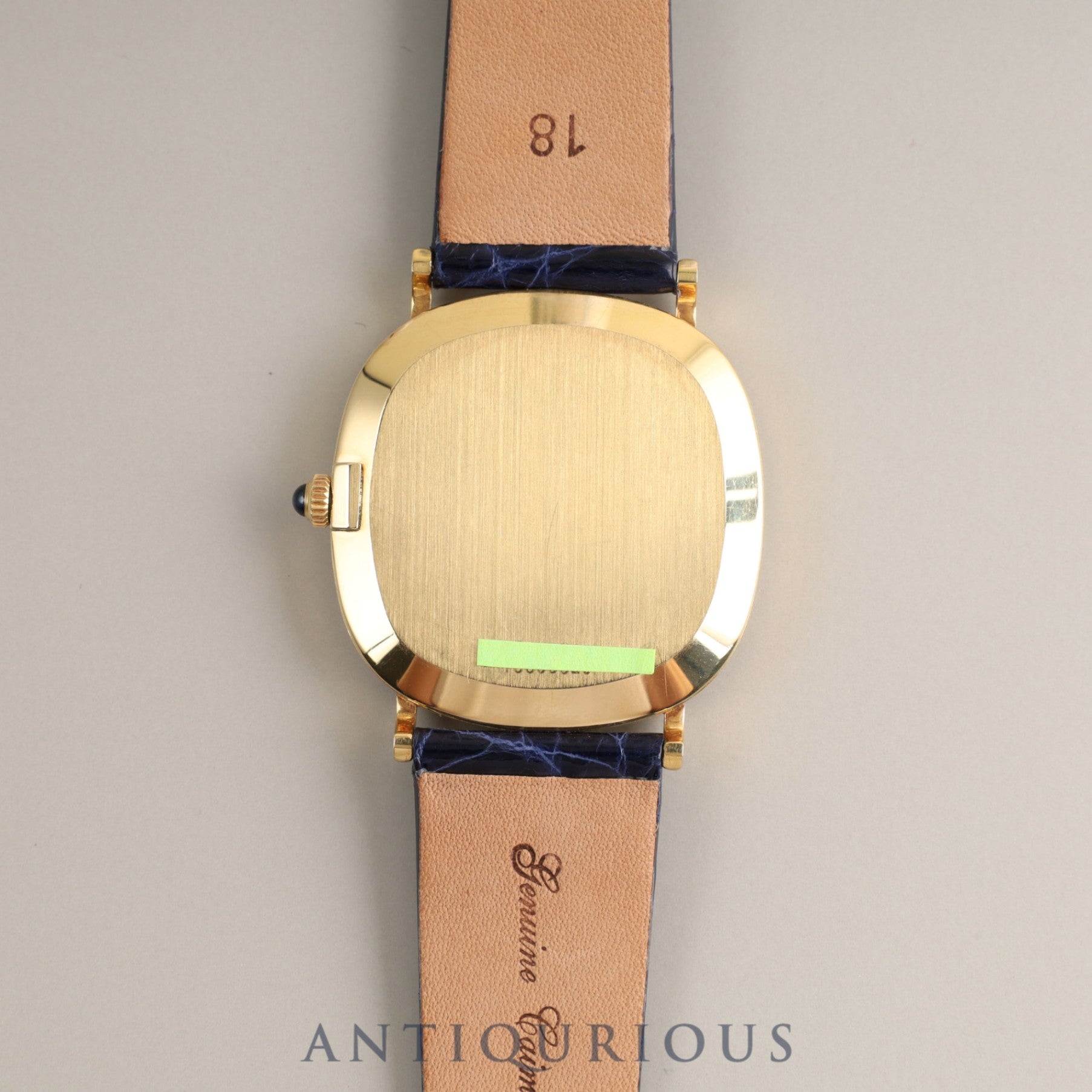 LONGINES CUSHION 847 4313 Manual winding Cal.L847.4 YG Genuine buckle Lapis lazuli dial