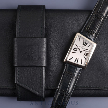 Vacheron Constantin Asymmetrical MCMLXXII 1972 37010 Manual winding Cal.1055 750 Leather Silver dial Case Overhauled