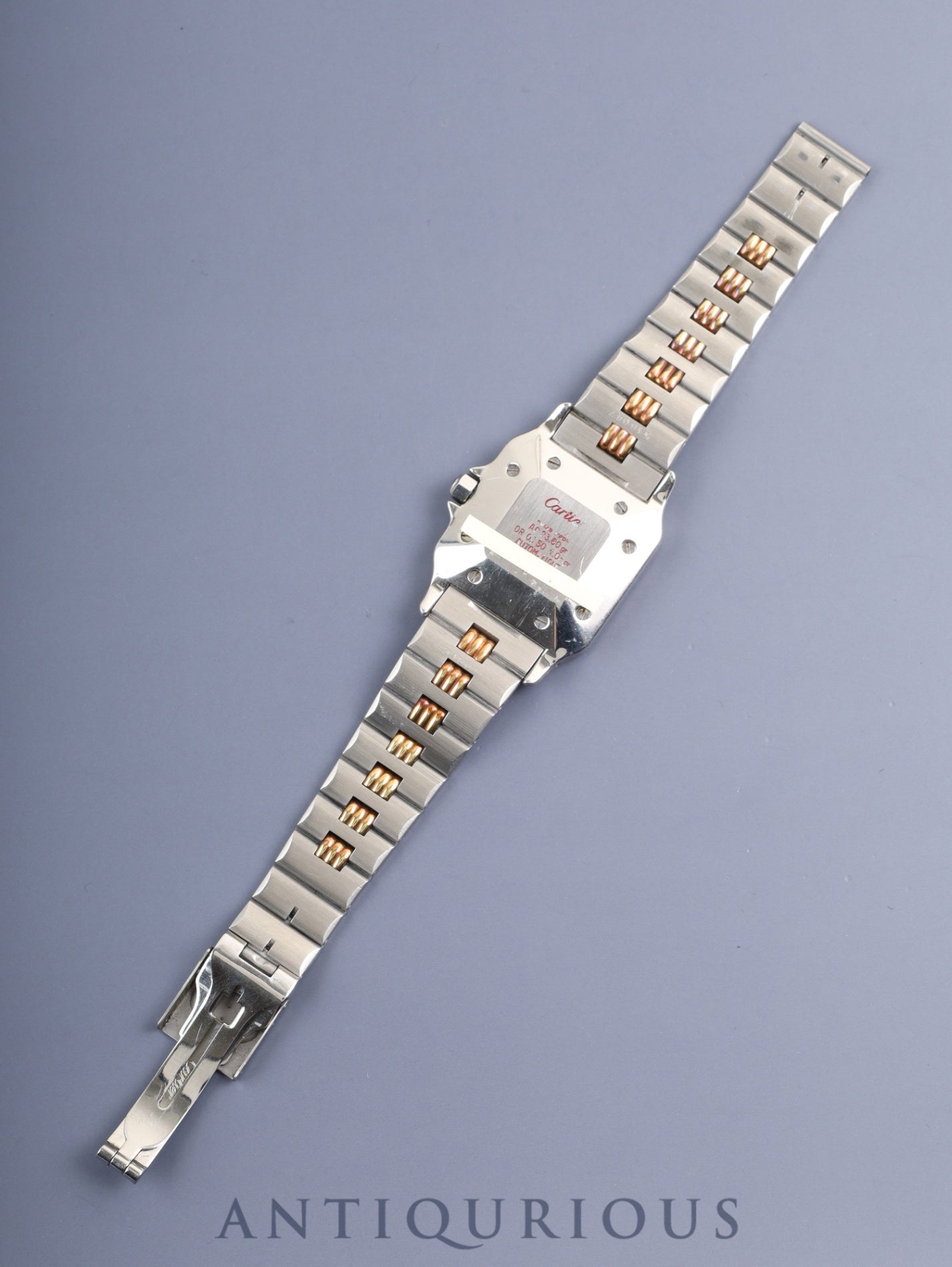 カルティエ サントス カレ LM 2961 自動巻き Cal.ETA2671 SS/YG SS/YG ホワイトローマン文字盤 オーバーホール済み