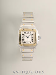 Cartier Santos Galbee SM W20012C4 / 1567 Cal.157 Quartz SS/YG SS/YG Ivory Roman Dial (SWISS MADE) Overhauled