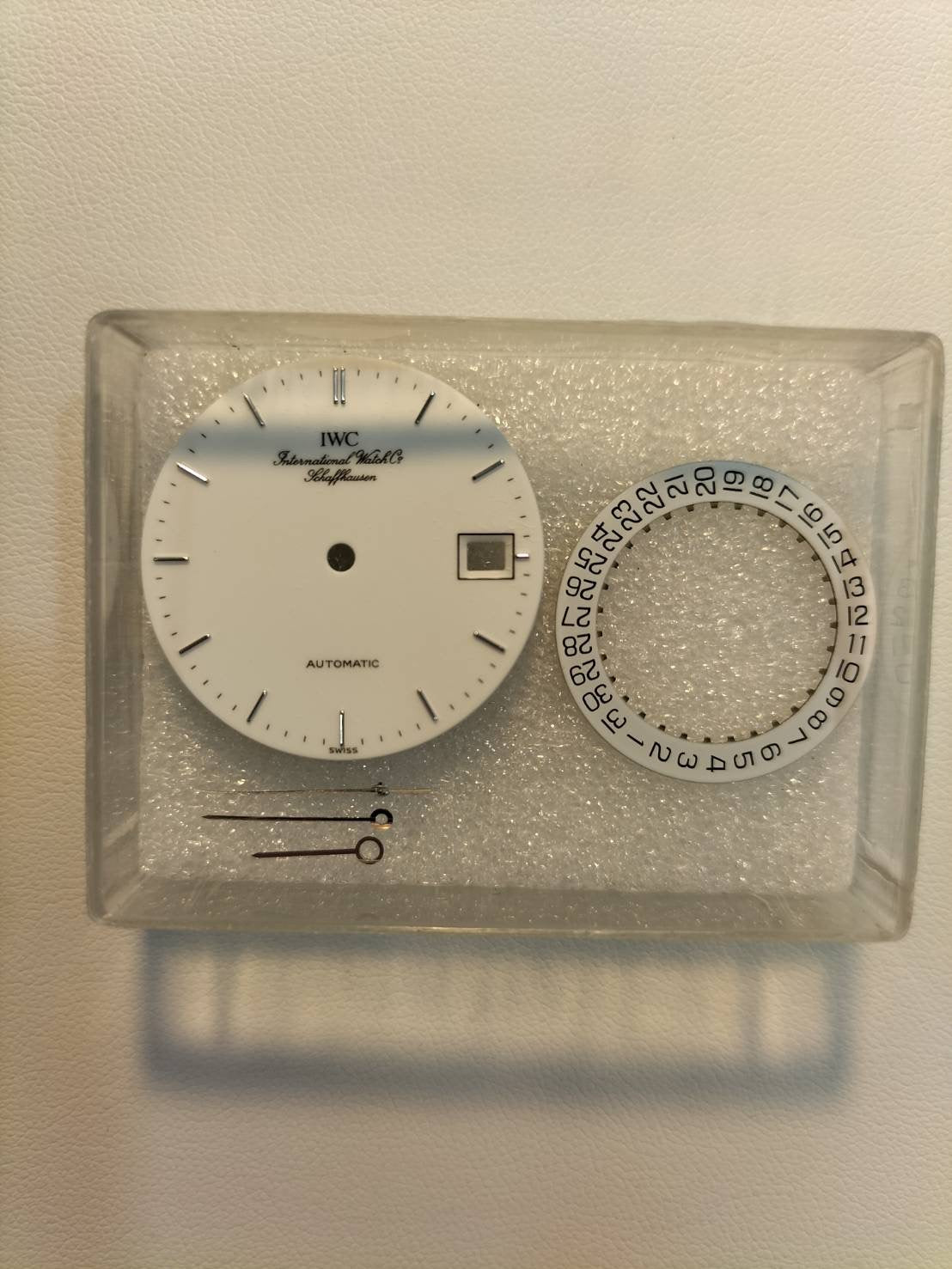 IWC ポートフィノ IW351320 自動巻き Cal.C.37521 SS 革 純正ピンバックル（SS）ホワイト文字盤 34mm 保証書（1997年）オーバーホール済み アイダブリュシー