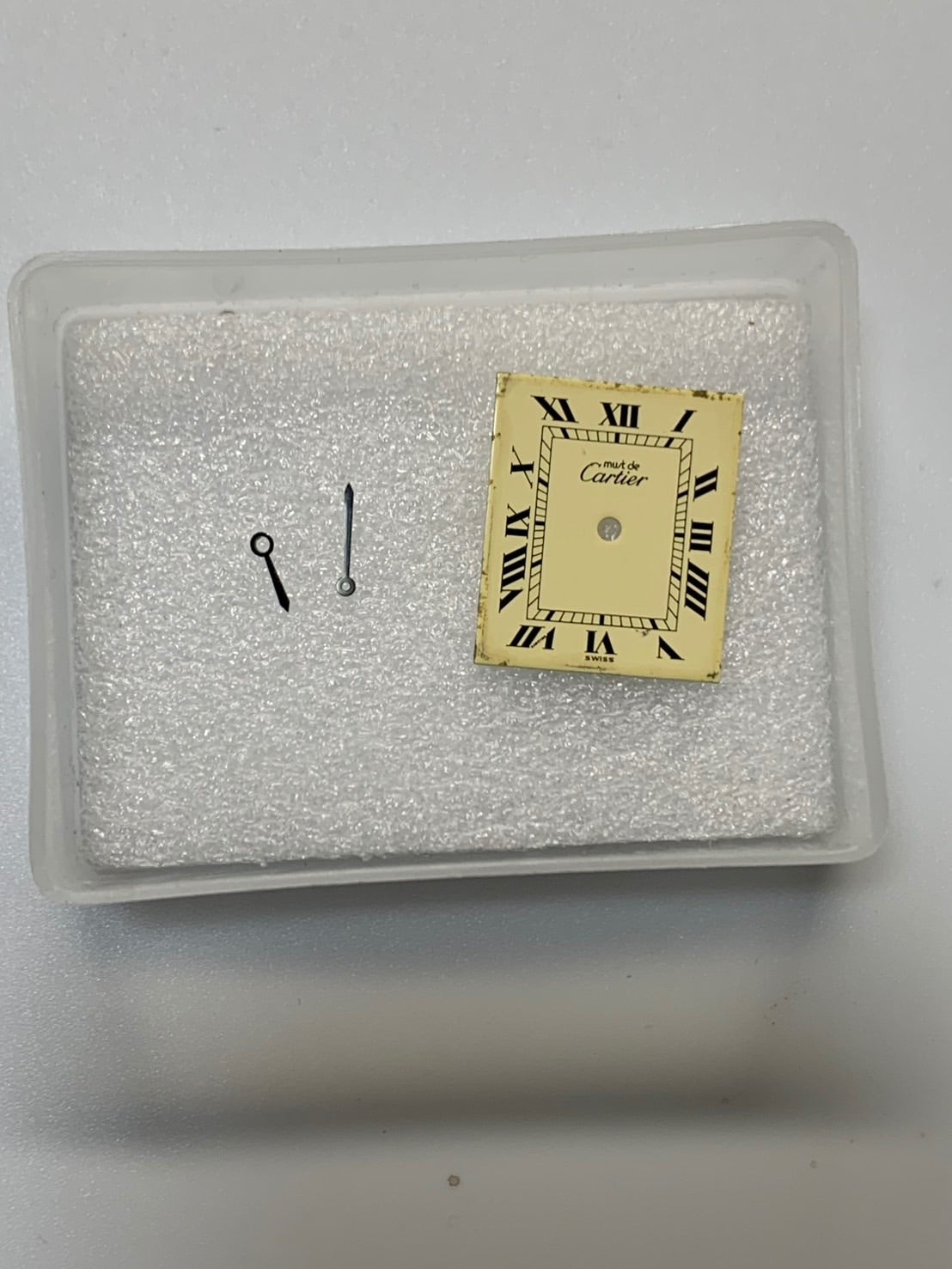 カルティエ マストタンク LM 6 手巻き Cal.78-1 SV925 革 純正ピンバックル（GP）アイボリーローマン文字盤（SWISS表記） 新品仕上げ済み オーバーホール済み