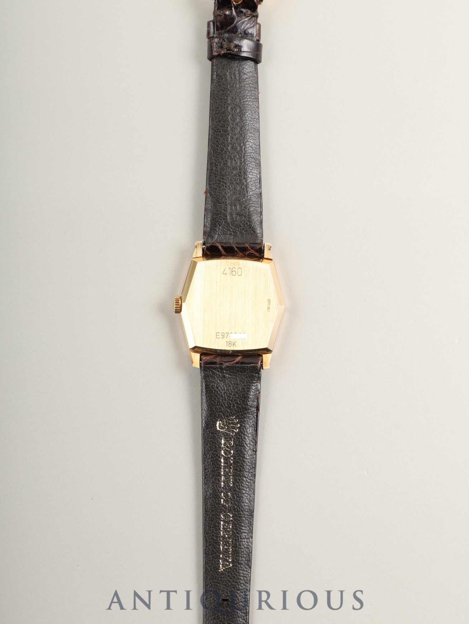ロレックス チェリーニ 4160 手巻き Cal.1601 18K 純正革ベルト 純正ピンバックル（750YG）ホワイトローマン文字盤 E番（1990年～1991年）保証書（1993年） オーバーホール済み