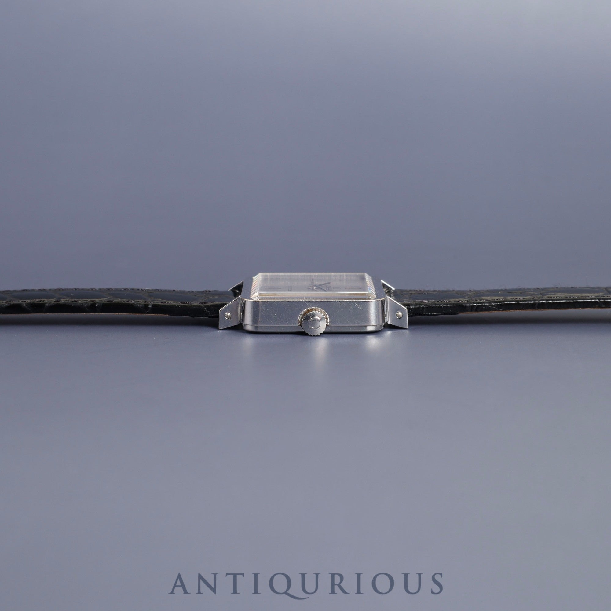 Omega De Ville 511.0375 Manual winding SS Leather Genuine buckle (SS) Silver dial Overhauled