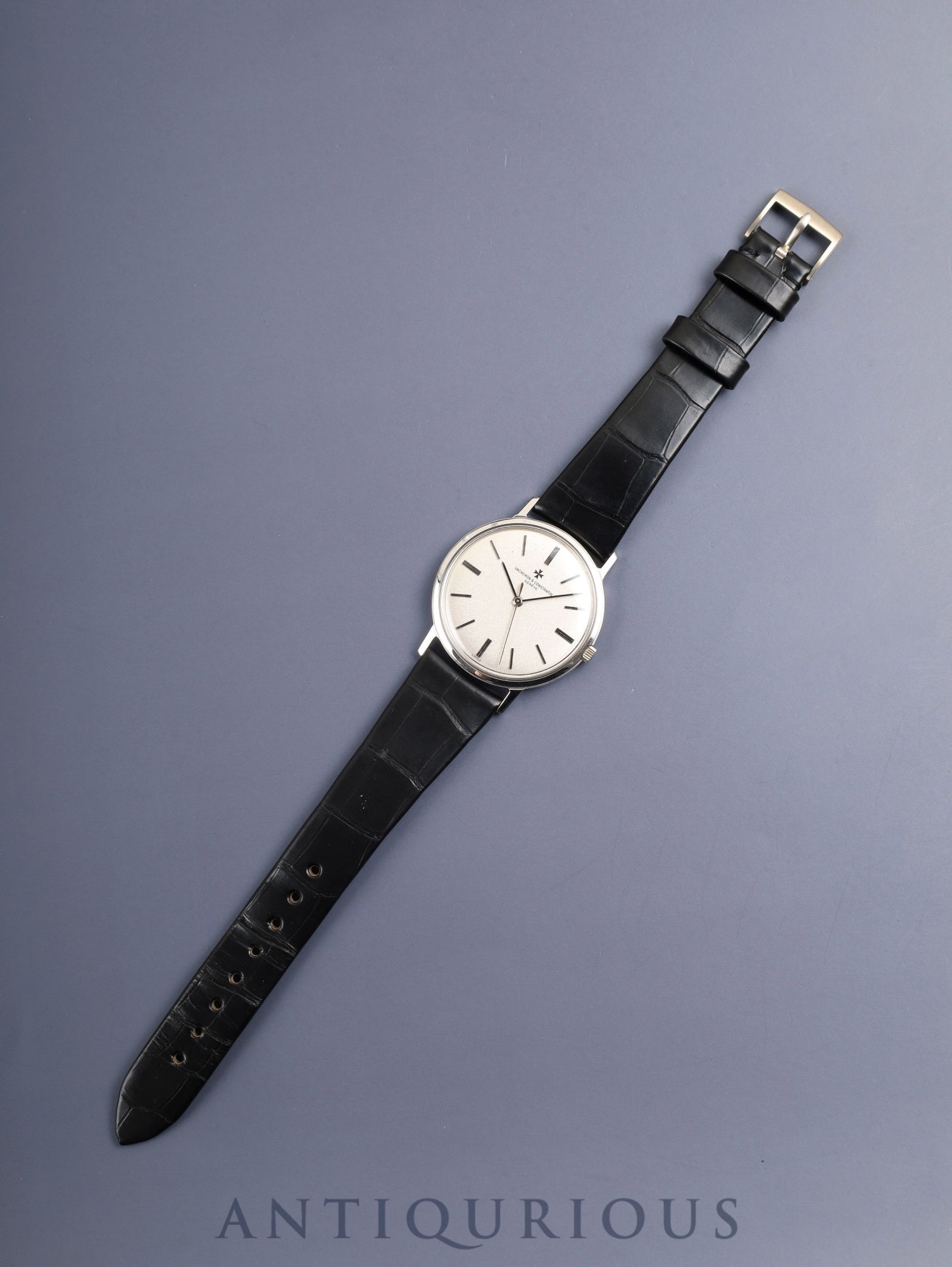 ヴァシュロン・コンスタンタン ラウンド 6903 手巻き Cal.1002/2 750WG 純正革ベルト 純正ピンバックル（750WG）シルバー文字盤（V＆C）保証書（1973年）アーカイヴ（2020年発行）スケルトン裏蓋 オーバーホール済み