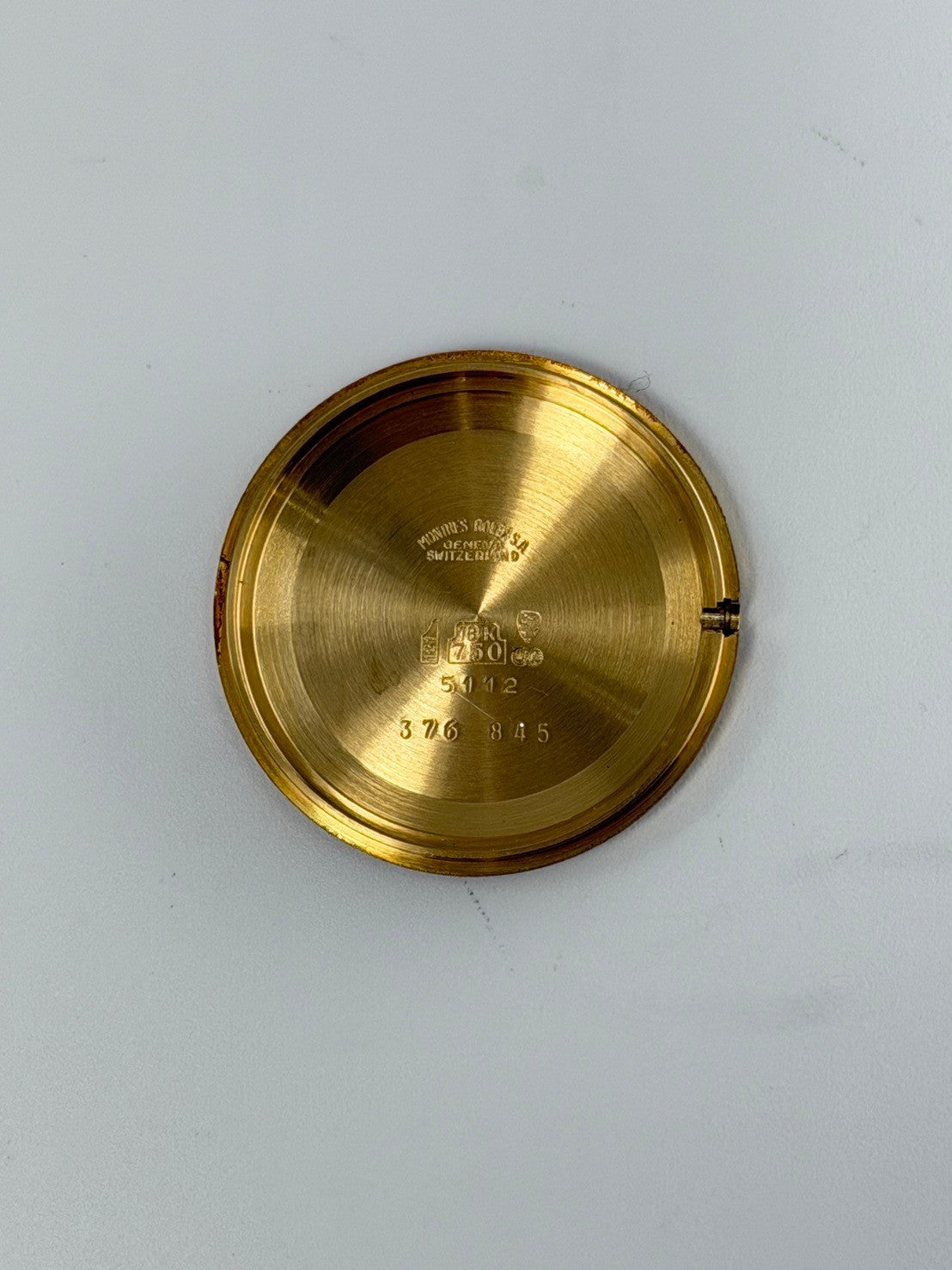 ロレックス チェリーニ 5112 手巻き Cal.1602 750YG 革 純正ピンバックル（750YG） ホワイトローマン文字盤 W番（1994年～1995年）オーバーホール済み