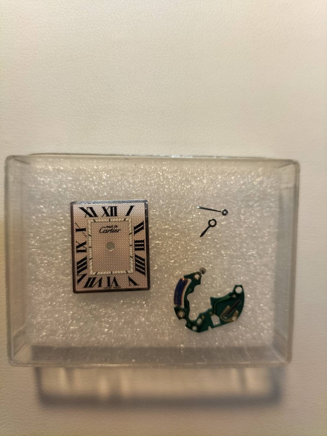 カルティエ マストタンク MM W1016130 / 2416  クォーツ Cal.057 SV925 革 純正Dバックル（SS） ピンクローマン（クリスマス限定）文字盤 オーバーホール済み